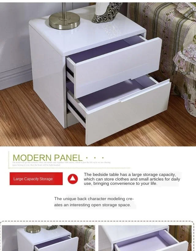 Скандинавский простой прикроватный шкаф для хранения со стеклом современный