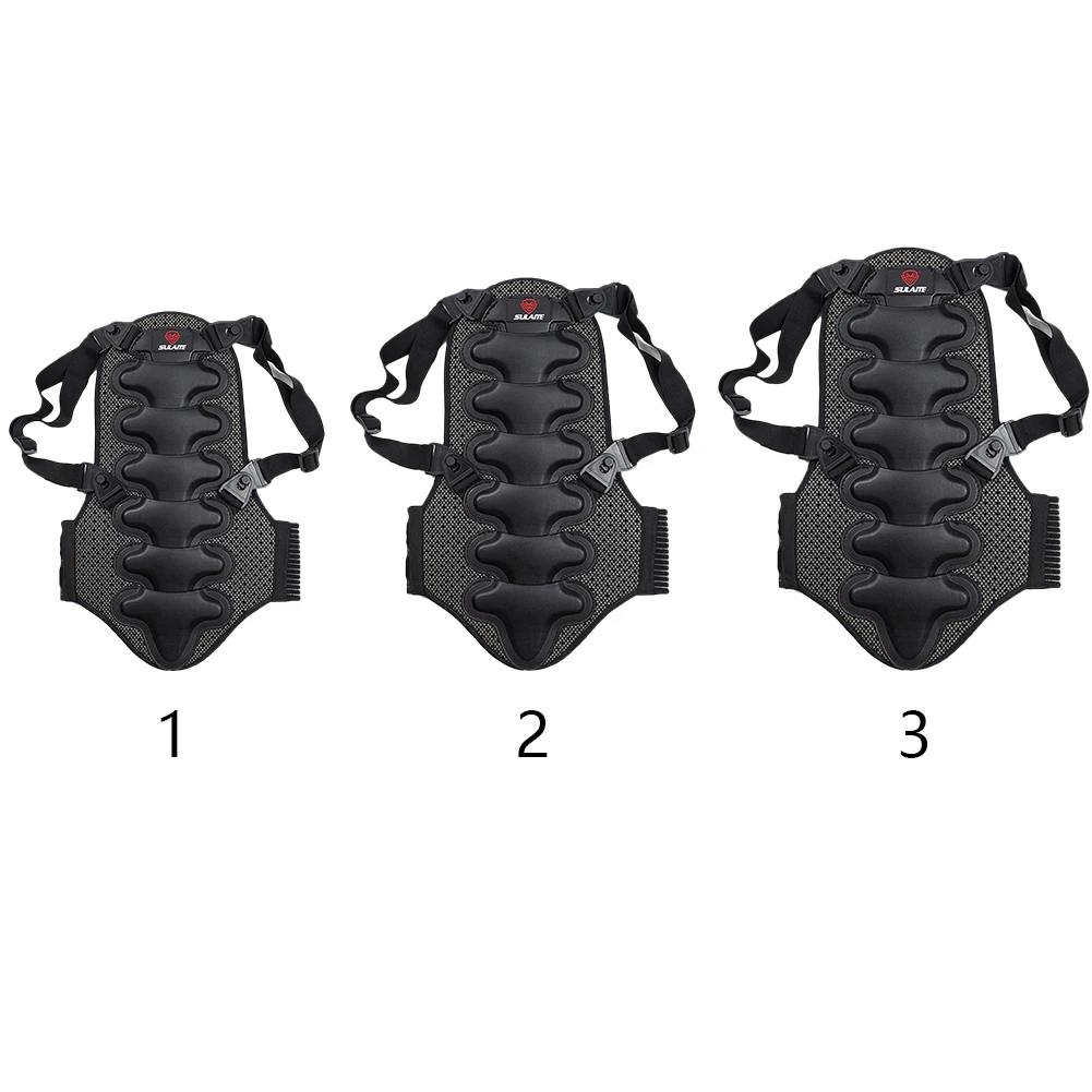 

Ridge Thicken Outdoor Protector Back Ski Anti-shock Black Detachable Sports