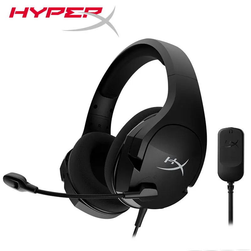 Игровая гарнитура Kingston HyperX Cloud Stinger Core 7 1 легкие наушники с микрофоном для ПК PS4 Xbox