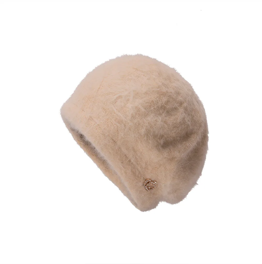 Модный Элегантный женский берет шапочка новый дизайн шерстяной войлочный для