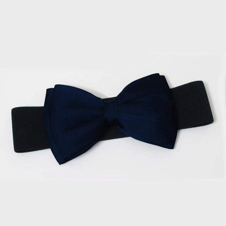 Женский элегантный эластичный пояс Kasure с большим бантом женский однотонный