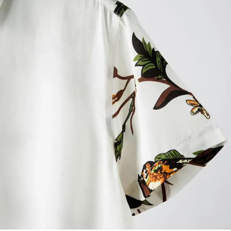 Minglu бамбуковое волокно мужские рубашки роскошные Цифровые повторяющиеся