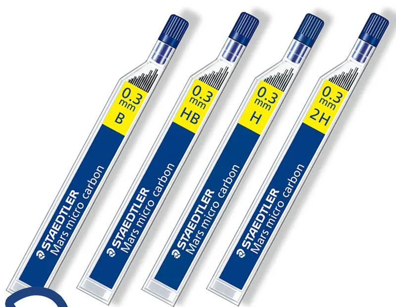 STAEDTLER 250 механический карандаш свинца 12/трубы 0 3 мм 2 H/H/HB/B профессиональный класс