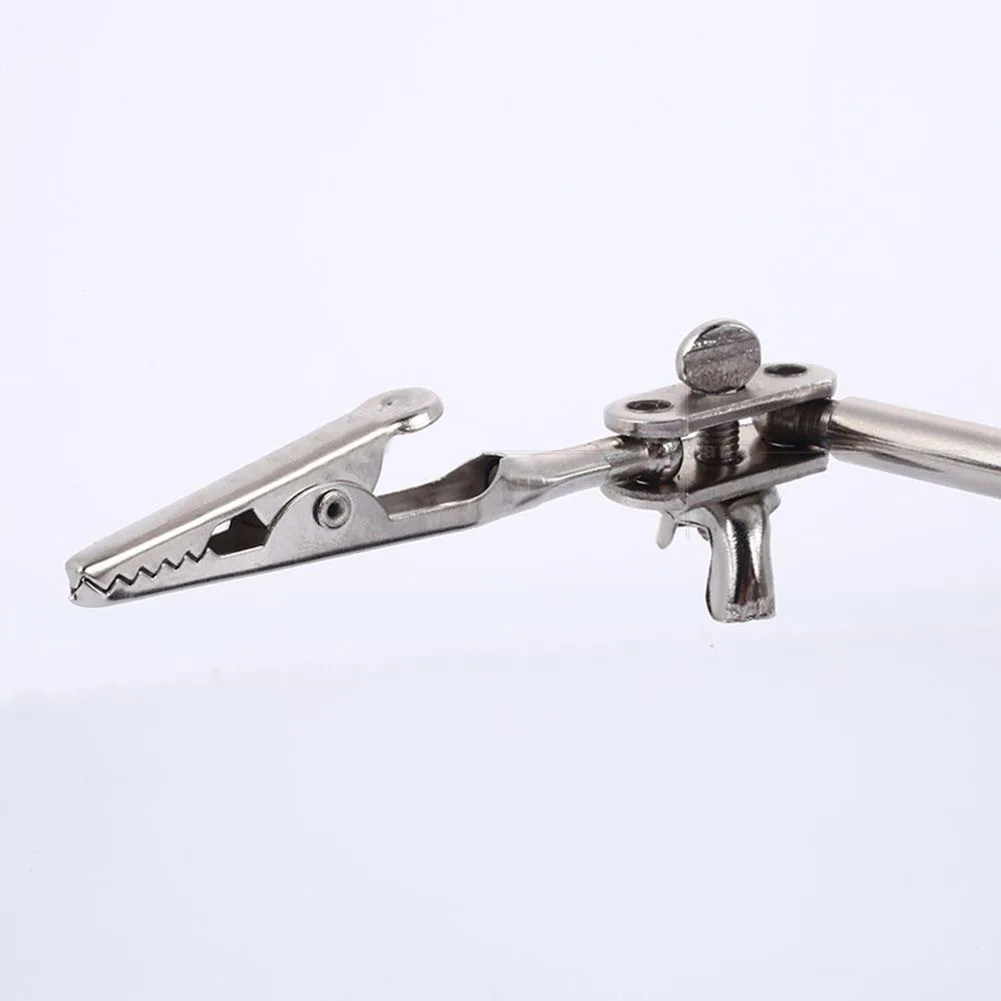 

Welding Magnifying Glass With LED Light Soldering 5 X Lens Auxiliary Clips Magnifier Third Hand Clamps Station Stand Holder