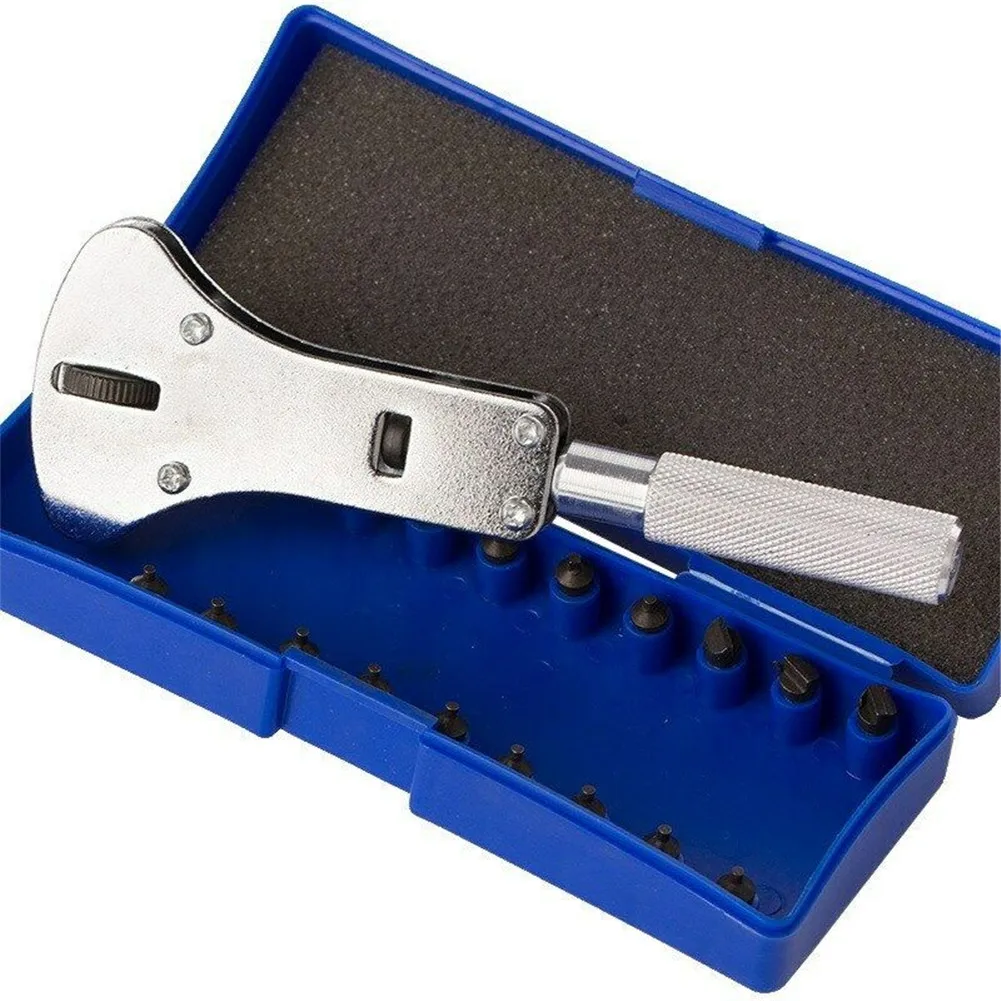 

Watch Back Case Battery Cover Opener Repair Wrench Screws Remover Tool Set Kit Multifunctional In Stock