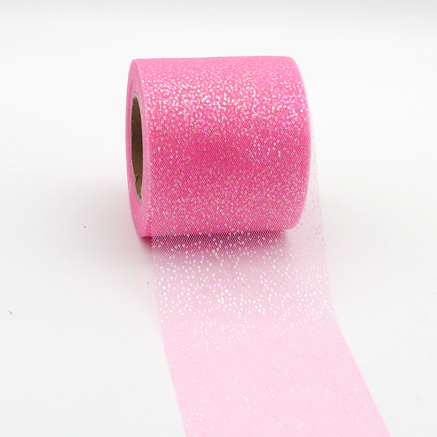 25 ярдов 6 см симфония Привлекательный Серебристый горошек тюль рулон органзы