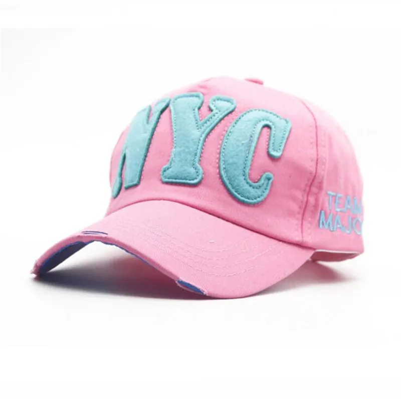 

Baseball cap men's and women's trendy men's and women's stickers NYC couple's casual sunshade hat cap