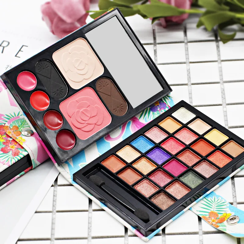 

Wholesale matte eyeshadow palette 32 color makeup palette set eyeshadow blush powder lip gloss nude makeup eyeshadow