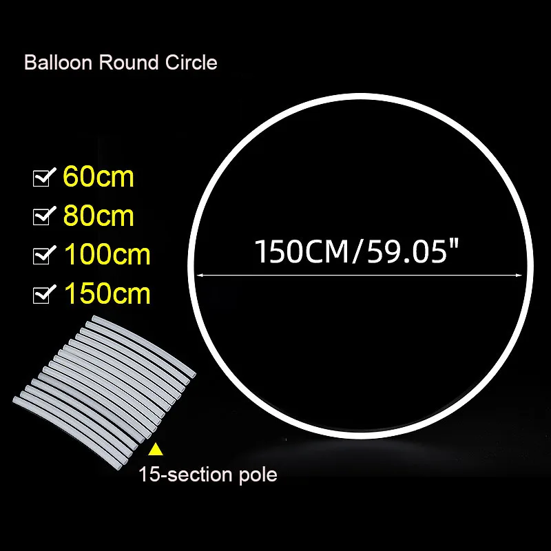 Воздушный шар кольцо в форме круга День Рождения вечерние свадьба гостиница