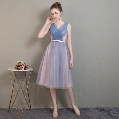 Серое розовое свадебное платье для гостей элегантные вечерние платья больших