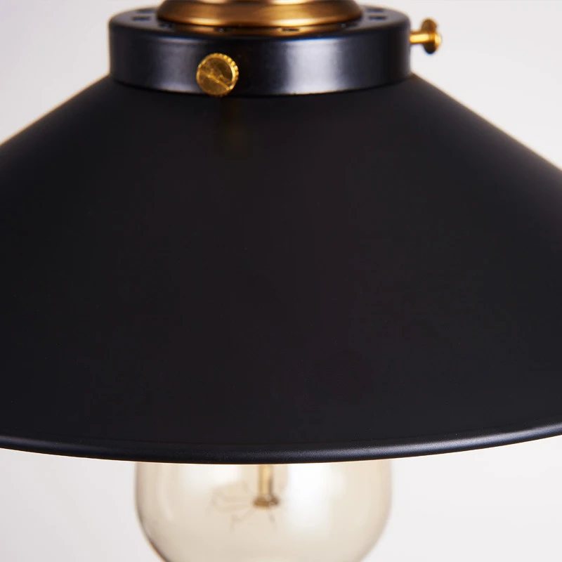 Винтажный промышленный подвесной светильник железный в стиле ретро Подвесная