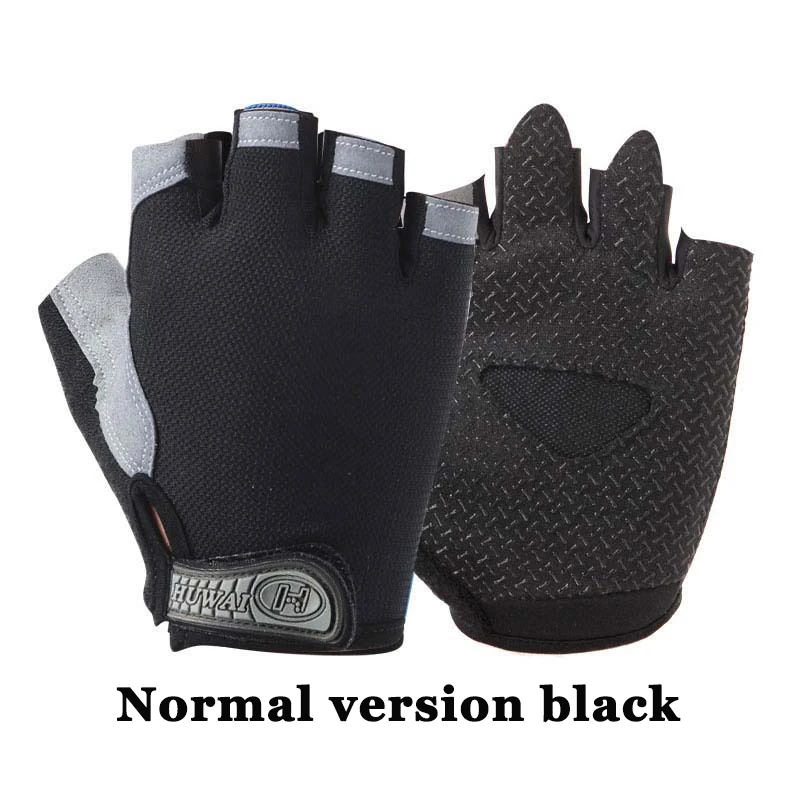 Fishing Gloves Outdoor Sports Sun Protection Half Finger Gloves Fitness Non-Slip Breathable Riding Fishing Gloves Tackle Pesca - Color: Green