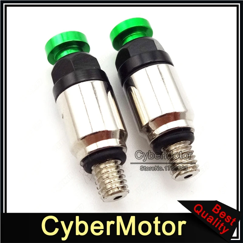 Зеленые мотоциклетные клапаны для пропускного способа воздуха 5x0 8 мм