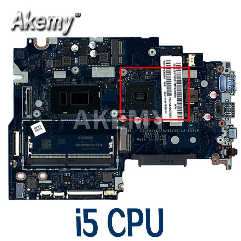 

LA-E541P материнская плата для ноутбука Lenovo 320S-15IKB FLEX5-1570 оригинальная материнская плата I5-7200U GT920M