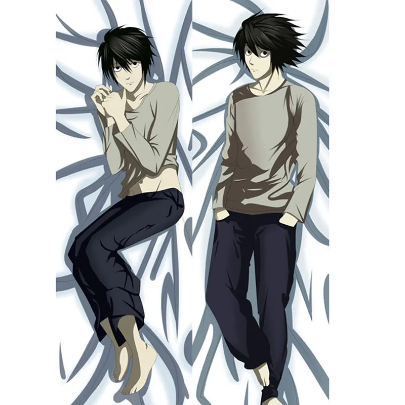 

Funda de almohada de Anime de Lawliet Yagami Light DEATH NOTE BL, cubierta para regalo