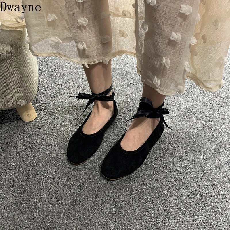 Балетки женские в британском стиле сетчатые красные туфли на плоской подошве