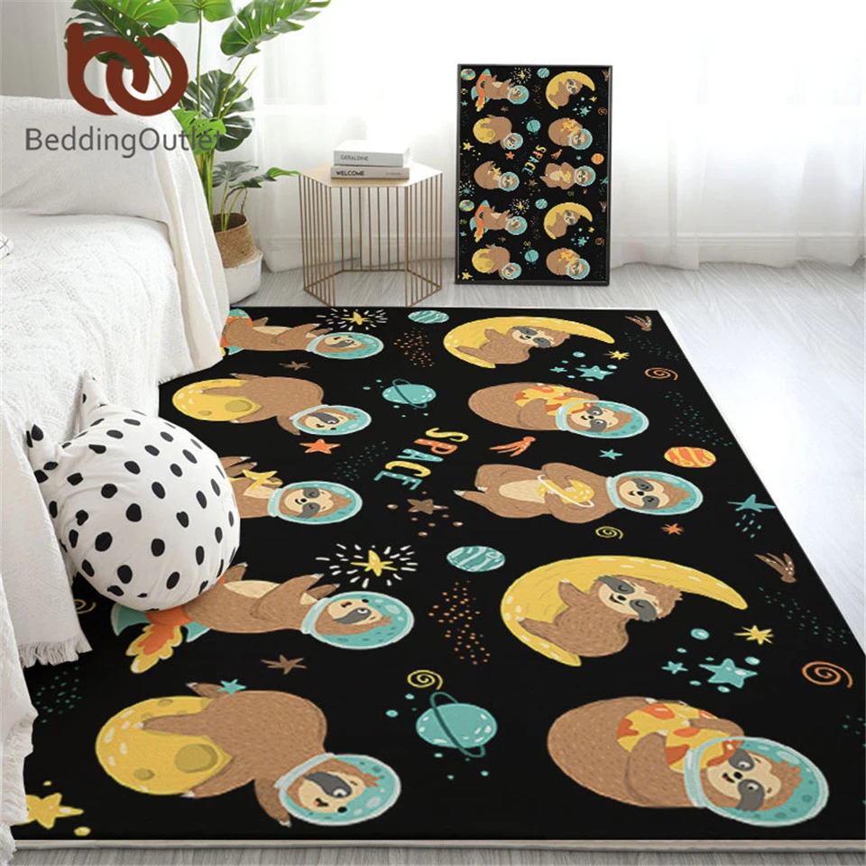 Постельные принадлежности Outlet ленивый большой ковер для гостиной Star Planet коврики