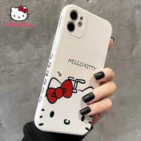 hello kitty mobile phone case for iphone 6s78pxxrxsxsmax1112pro12mini phone cute cartoon embossed moscase cover