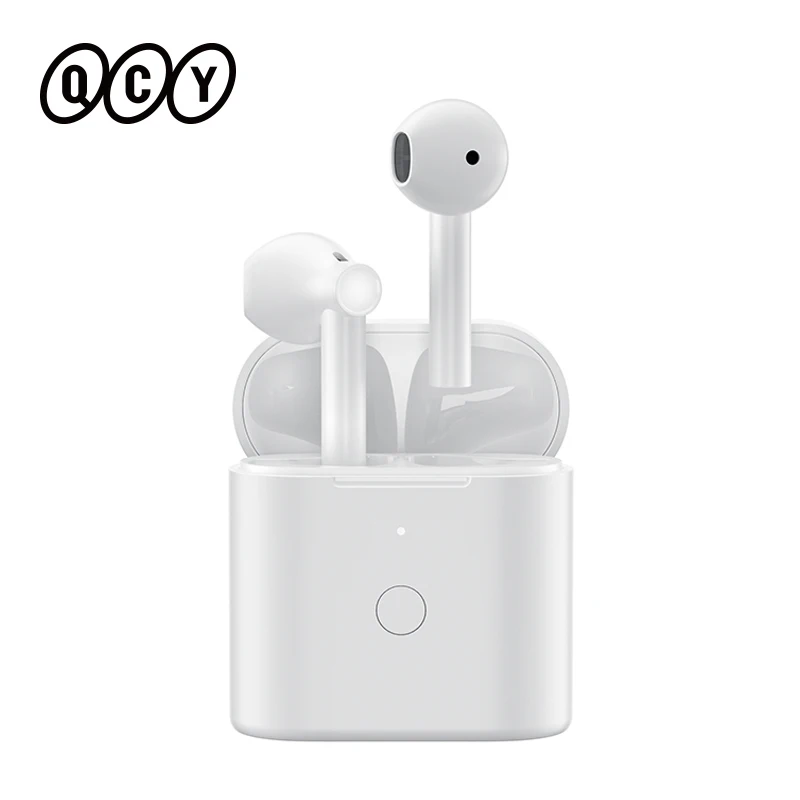 

QCY T7 Bluetooth Mini 5.1 Earphones TWS Wireless HiFi Stereo Bass Earbuds ENC Noise Cancelling Type-C Charge Magnetic Headset