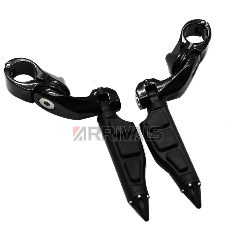 Motorcycle Footrest Short Angled Adjustable Highway Footpeg Mount Kit For Harley Honda Suzuki Kawasaki | Автомобили и мотоциклы
