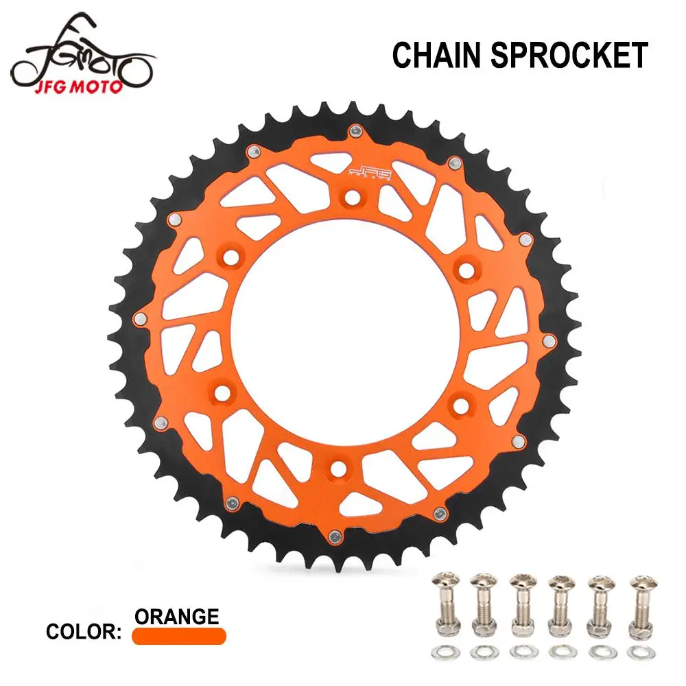 

Motorcycle 42 44 46 47 48 49 50 51 52 Rear Chain Sprocket For KTM EXC SX XCW SXS EXCF SXF MXC 125 144 150 200 250 300 450 525