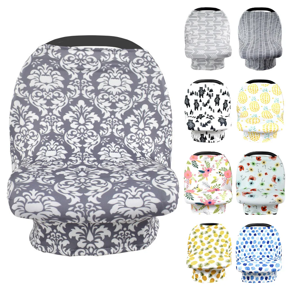 

4 In 1 Multifunctional Shopping Cart Portable Poncho Car Seat Canopy Full Protection Outdoor Windproof Soft Baby Nursing Cover