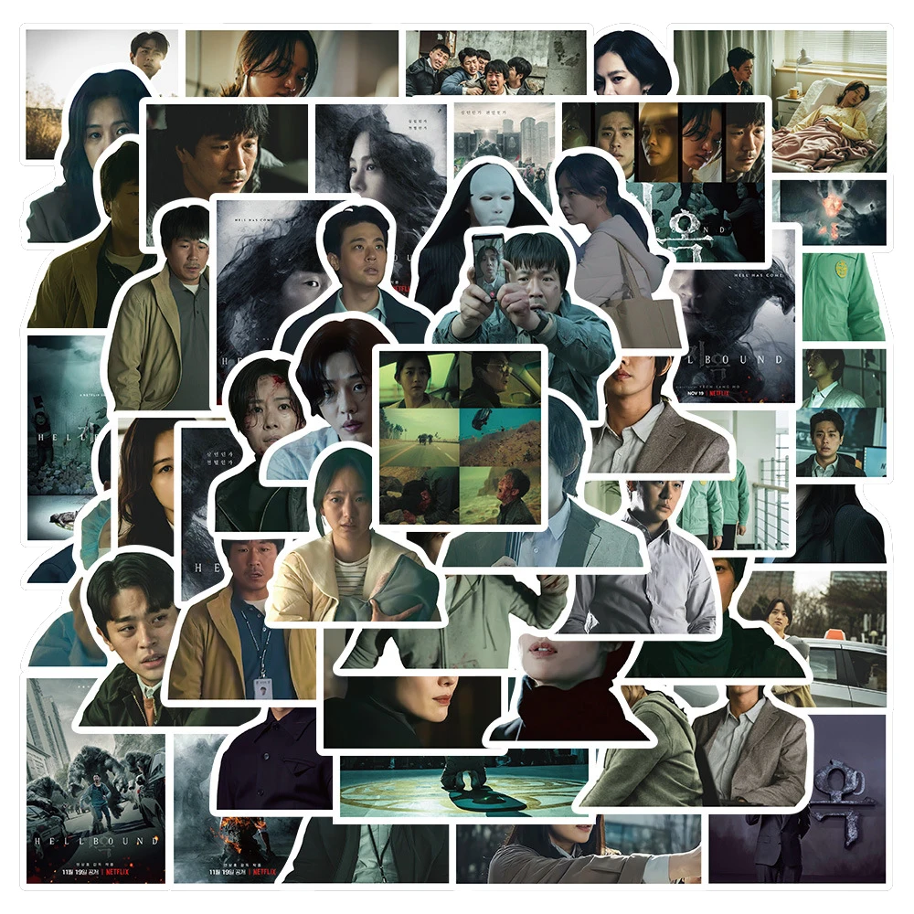 

10/30/50PCS Korean Drama Hell Minister Graffiti Notebook Mobile Phone Case Motorcycle Luggage Toy Waterproof Sticker Wholesale