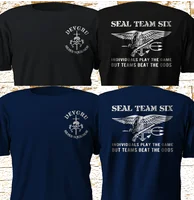New Navy Seal Team 6 Six Devgru Silver Squadron Navy Black T Shirt  2 Sides 2019 Unisex Tees
