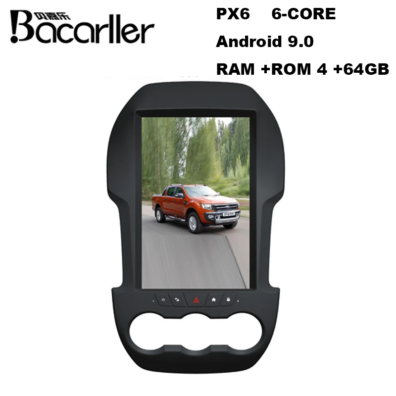 Автомобильный мультимедийный проигрыватель 12 1 дюйма в стиле Тесла для Ford Ranger/