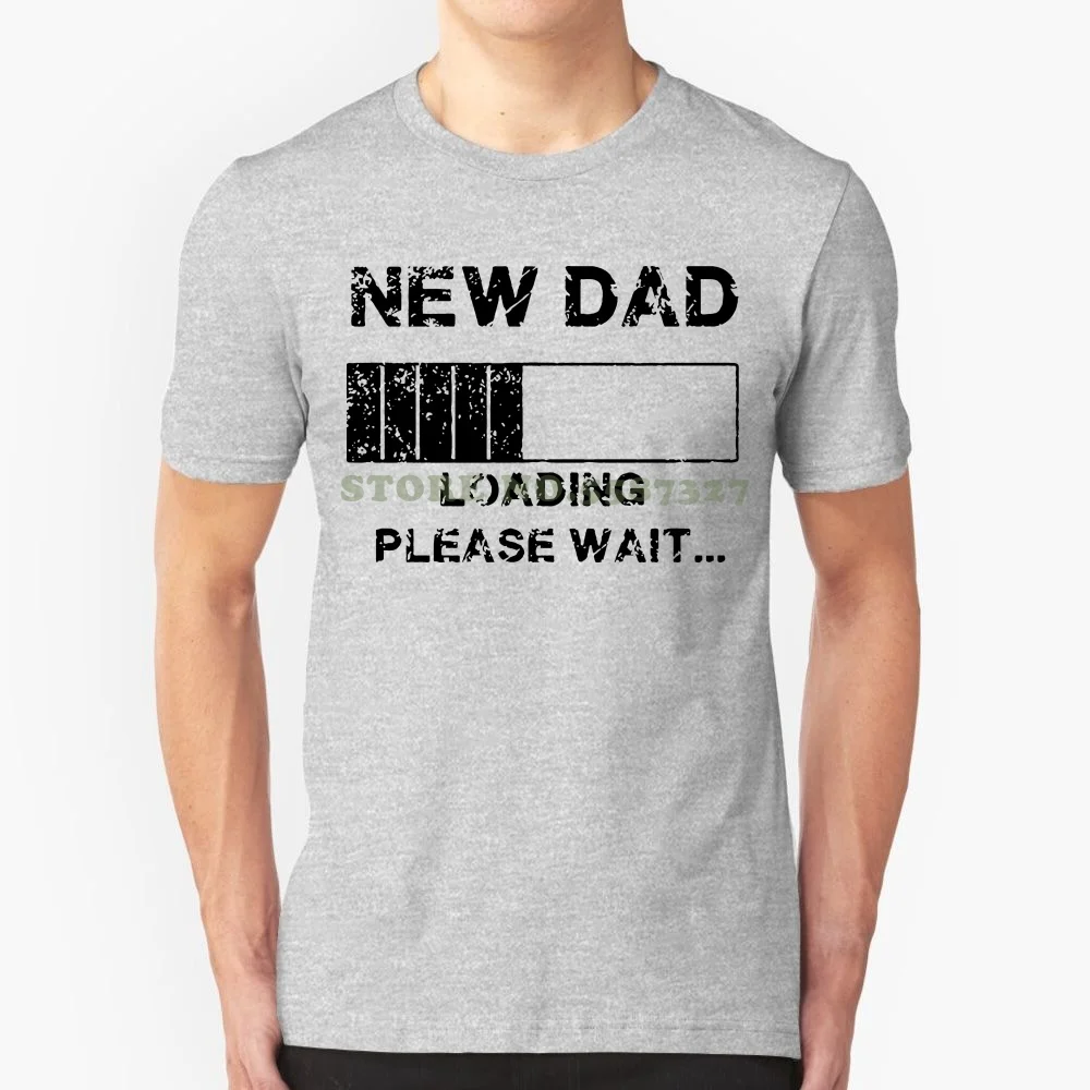 

Новая загрузка папы. Подарок для будущего папы. Забавная мужская футболка. Подарок для плавания. Повседневная футболка с принтом отца, Молод...