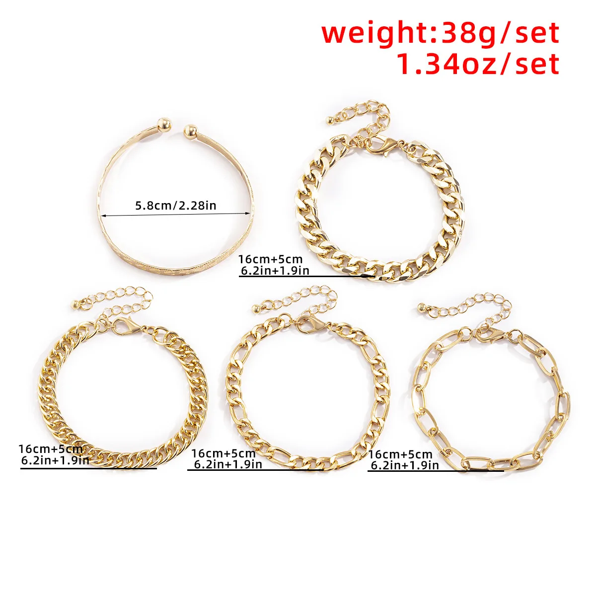 

Punk Curb Cuban Chain Women's Bracelet Women Miami Bohemian Thick Gold Color Charm Bracelet Woman Bangle Fashion Jewelry