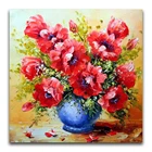 Цветные цветы сделай сам, вышивка крестиком 11CT, наборы для рукоделия, набор для рукоделия, холст с принтом, хлопчатобумажная нить для дома, оптовая продажа