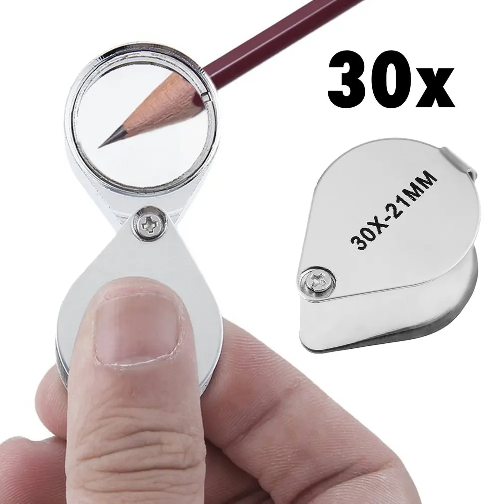 Увеличительное стекло для ювелирных изделий миниатюрная Лупа с 10 кратным
