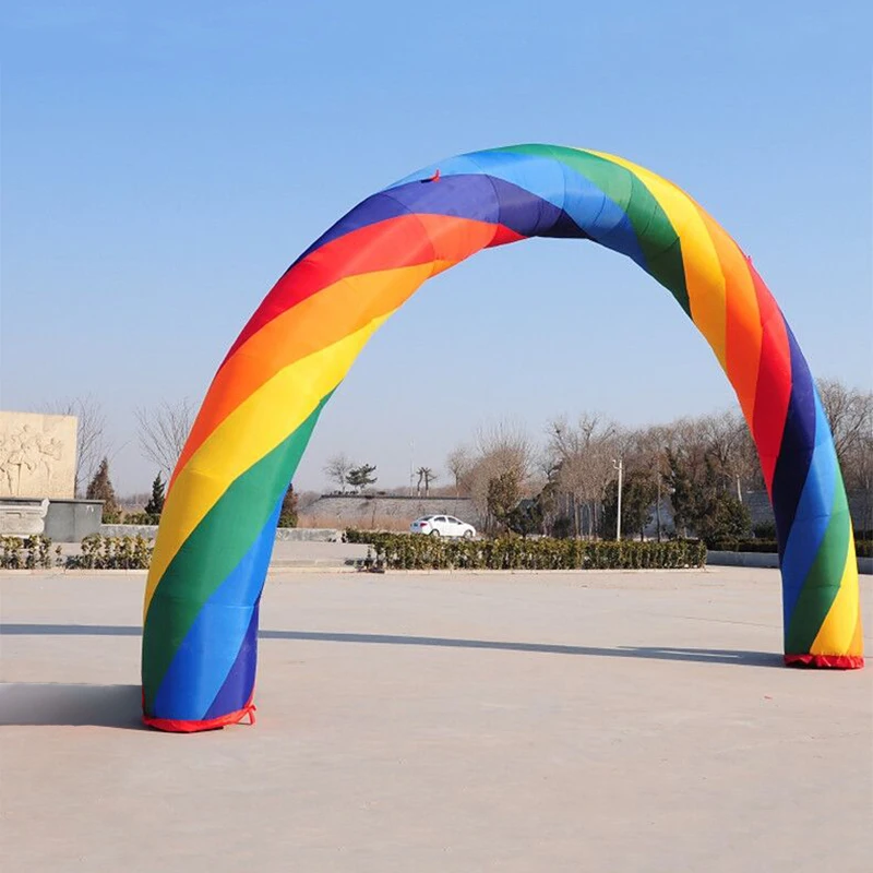 Надувная АРКА Арка 20 футов надувная Радужная реклама для помещений улицы сада