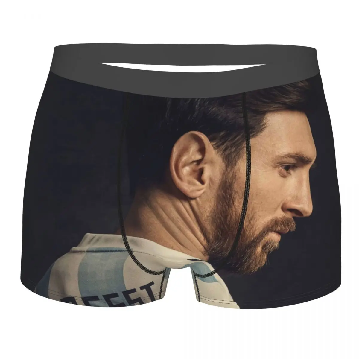 

Lionel Messi Underpants Breathbale Panties Male Underwear Print Shorts Boxer Briefs