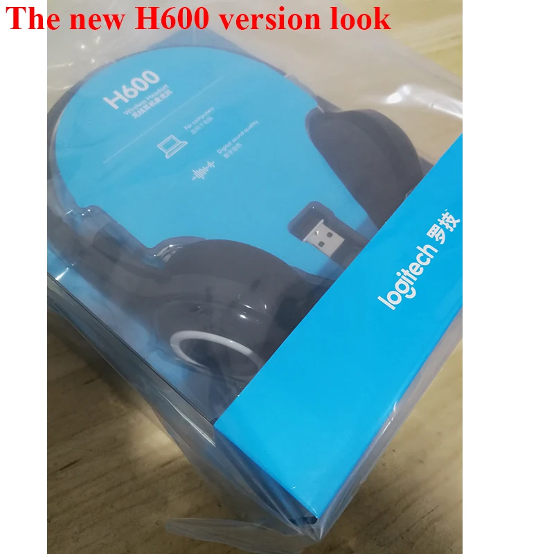 Оригинальная Беспроводная гарнитура logitech H600 официальная проверка с микрофоном с шумоподавлением Nano для почти платформы и операционной системы
