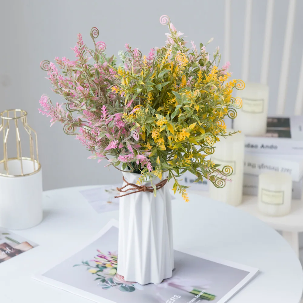 

Fake Plant Family Wedding Garden Table Decoration Artificial Flower Plastic Seahorse Flower Wedding Decoration Accessories