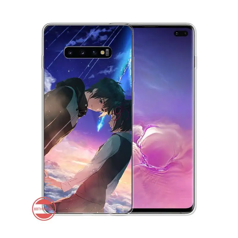 

Anime Your Name Kimi no Na wa Phone Case For Samsung Galaxy S5 S6 S7 S8 S9 S10 S10e S20 edge plus lite
