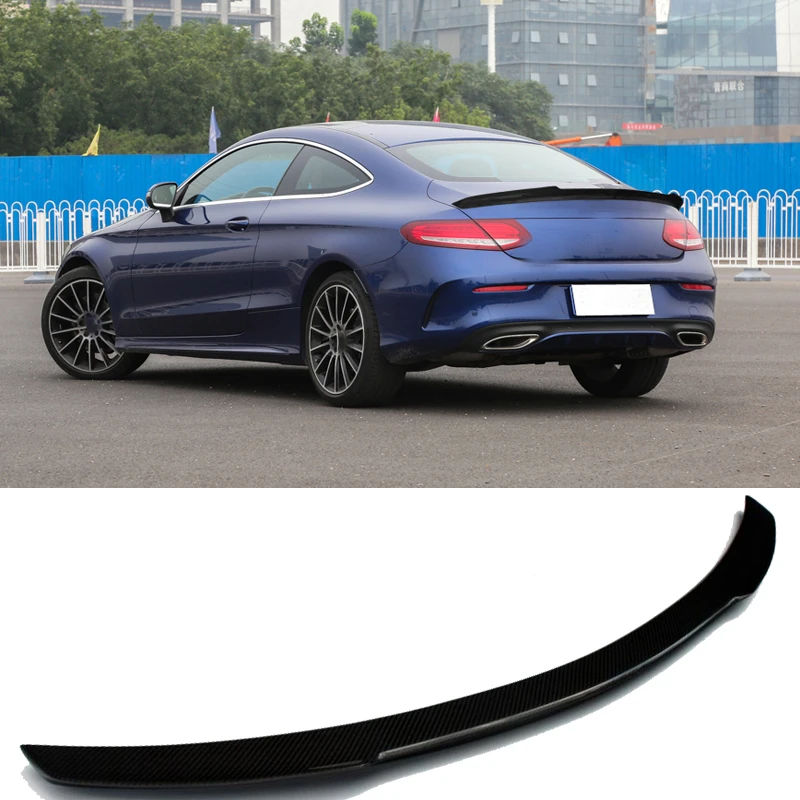 

F Style Carbon fiber Trunks 2Door Spoiler Fit For Benz C-Class W205 C180