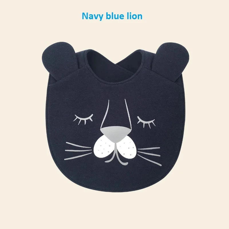 Слюнявчик из 100% хлопка для новорожденных с мультяшным дизайном | Детская одежда и