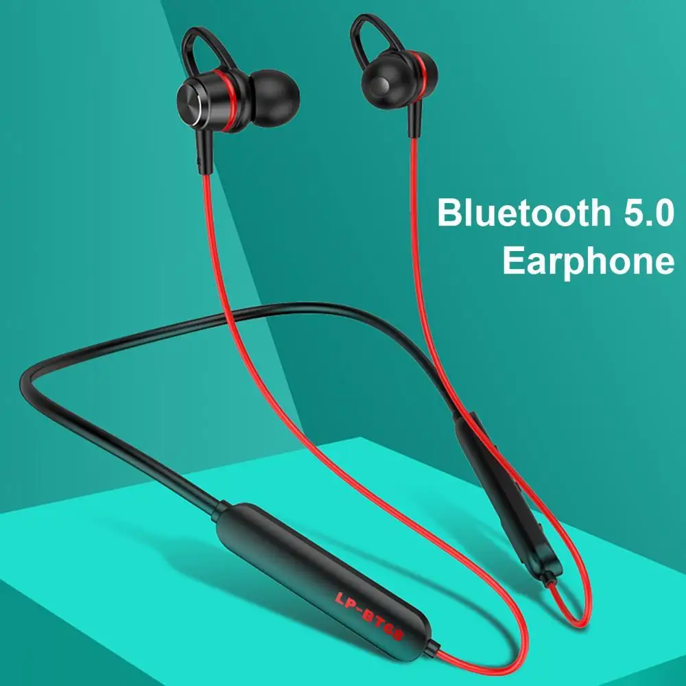 

BT68 Wireless Bluetooth 5.0 Rechargeable Wearable Heavy Bass Sport Earphones