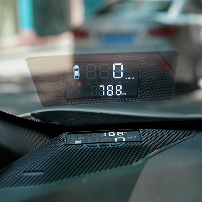 Температура воды в шинах HUD Дисплей для Toyota C-HR скорость вождения двигателя Mph шестерни статус HUD для CHR