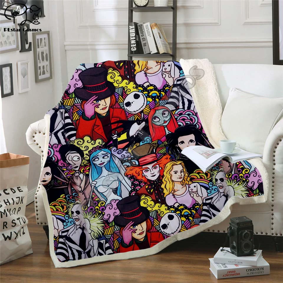 Плед Plstar Cosmos для Хэллоуина из фильма ужасы Команда вокала зомби одеяло с 3D