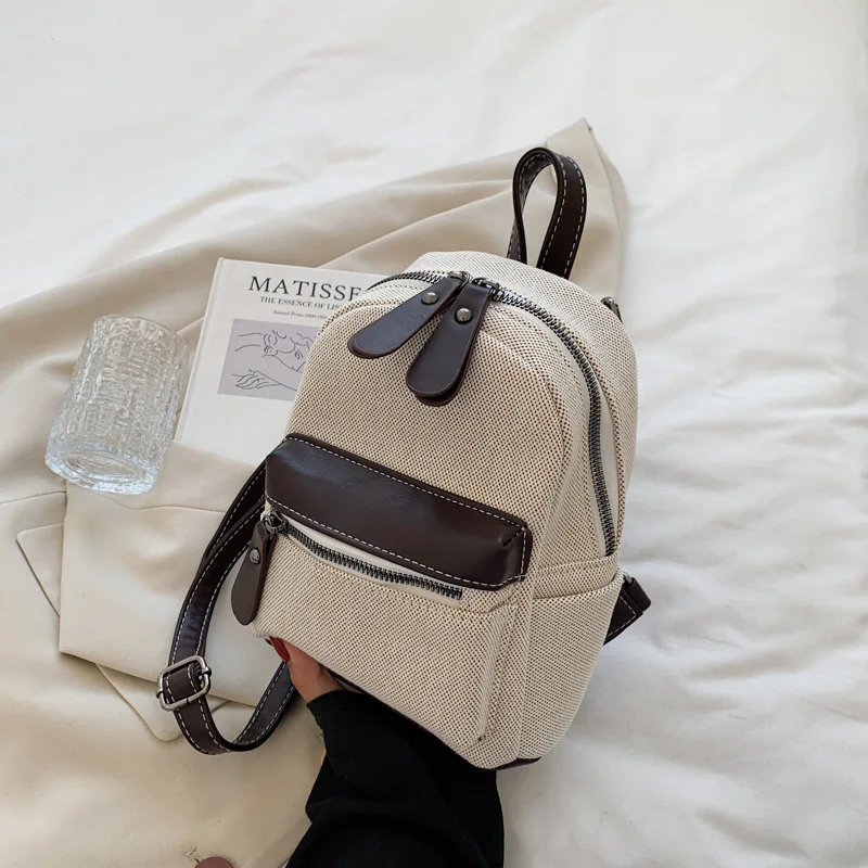 

CFUN YA New Women Backpack Small Bags Female Canvas Backpacks Ladies Sac A Dos School Bags for Girls Travel Back Pack Rucksacks