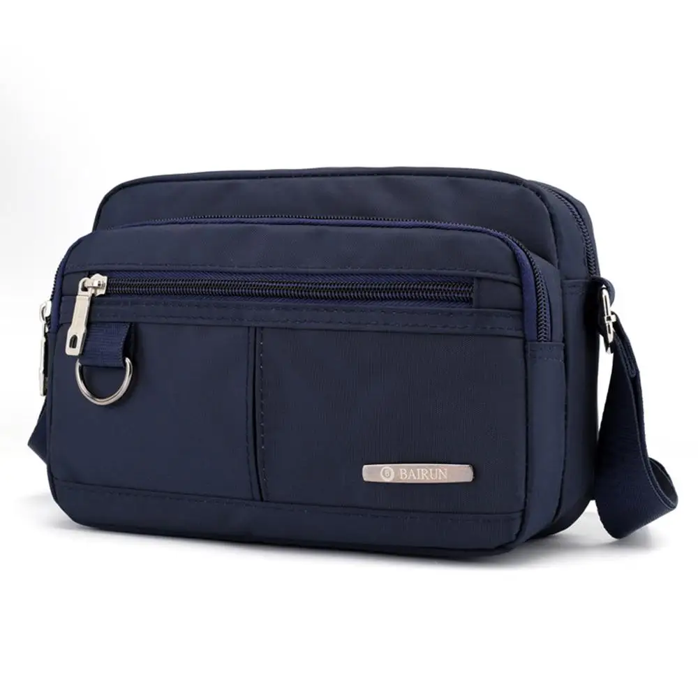 Женская и мужская сумка мессенджер через плечо одноцветные водонепроницаемые