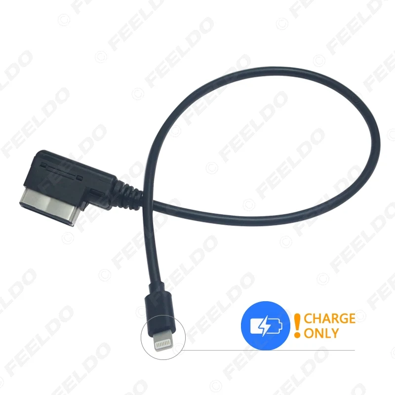 FEELDO 1 шт. AMI/MDI интерфейс к Lightning Jack зарядное устройство только Кабель-адаптер для Audi/Volkswagen# MX6218