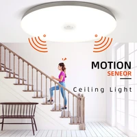led ceiling lamp pir motion sensor ceiling light 15203040w ac85 265v led light fixture for home lighting living room kitchen