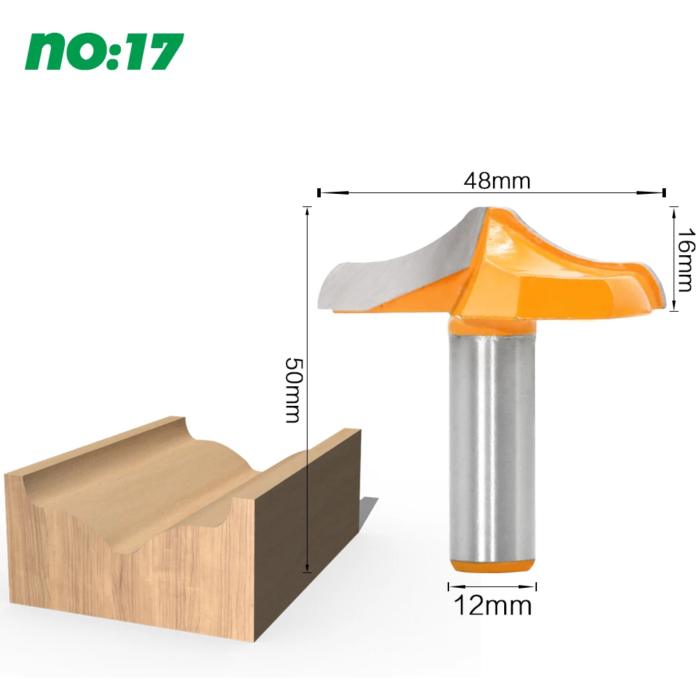 1" хвостовик Bullnose бусина колонна лицо литья фрезы для деревообработки инструменты