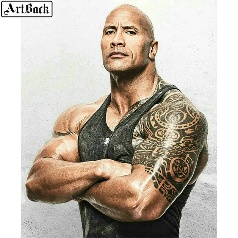 Самая продаваемая новая Алмазная картина рассвет. Портрет Джонсона 8 шт 20x25 см 5d