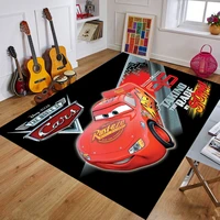 cartoon mcqueen baby play mat 80x160cm carpet childrens room playmat short plush non slip bedroom mat rugs for boys bedroom